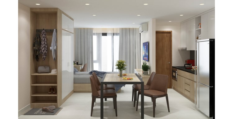 thầu xây dựng căn hộ dịch vụ 3